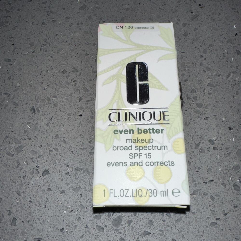 Clinique Even Better makeup broad spectrum spf 15 CN126 Espresso (D)